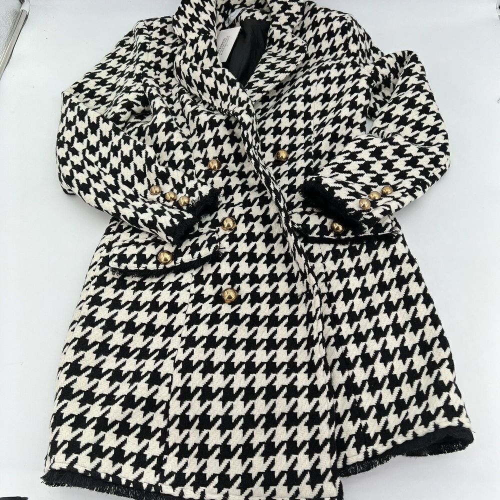 Egries NWT Houndstooth Blazer Dress Size Small